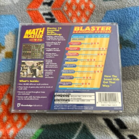 Math Blaster Ages 9-12 PC in Jewel Case - Picture 2 of 4